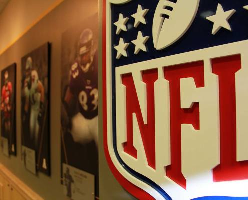 interior sign for nfl