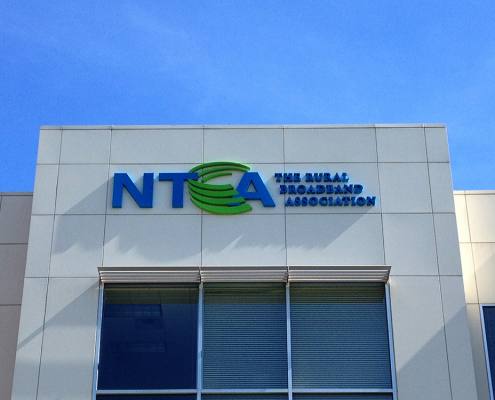 building sign at NTCA - The Rural Broadband Association