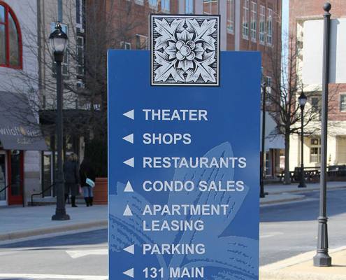 wayfinding sign in asheville nc