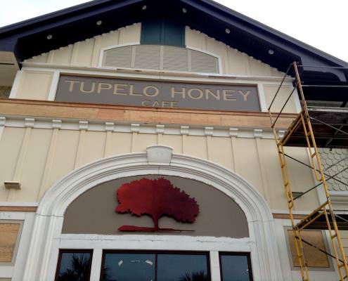 building sign for tupelo honey